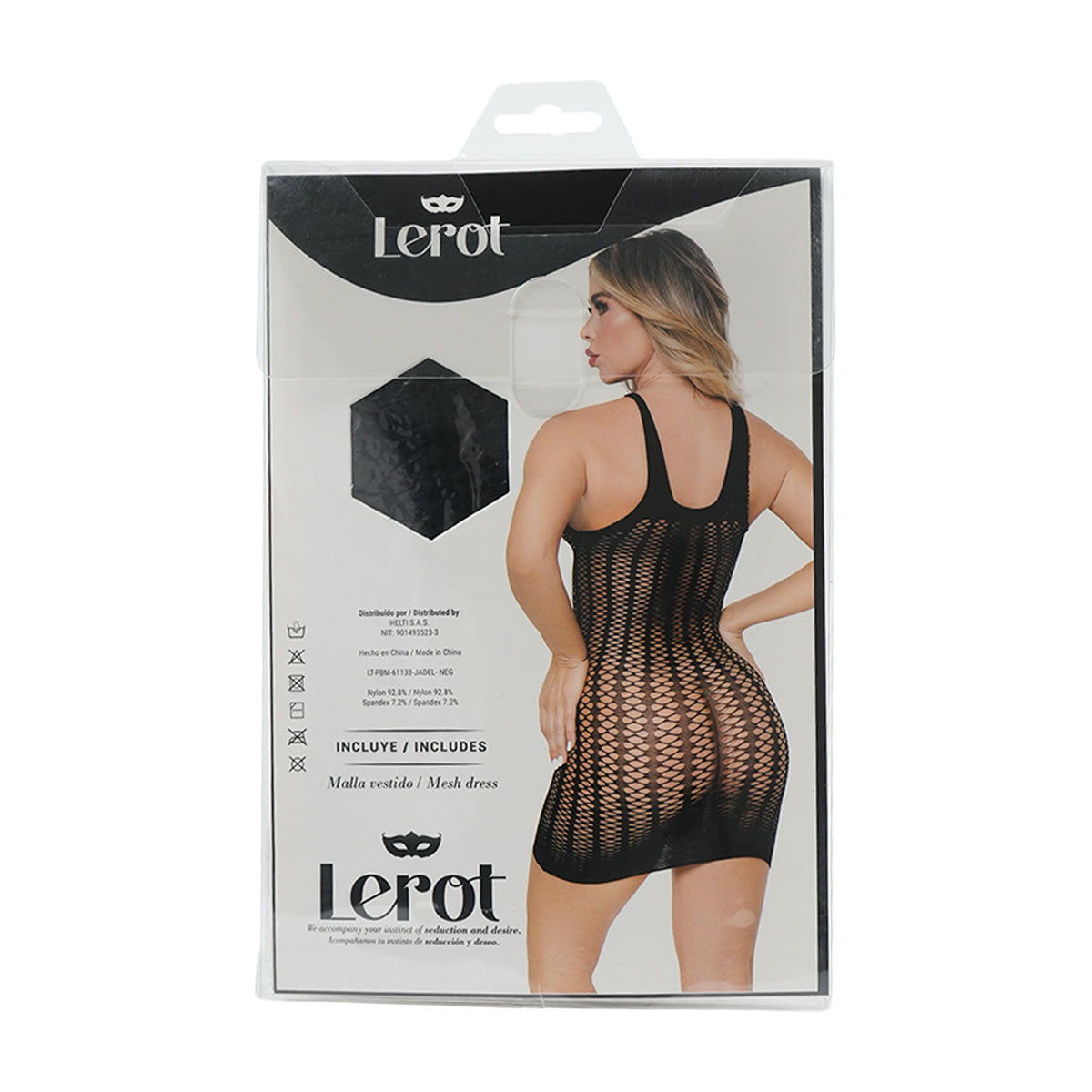 Vestido de Malla Jadel – Lerot (Negro)