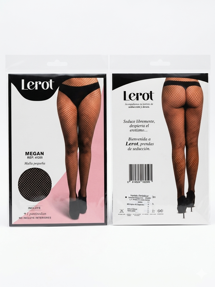 Pantimedia de Malla Megan – Lerot (Negro